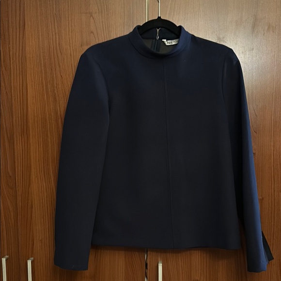 Zara Navy Blue Jacket - Picture 1 of 4